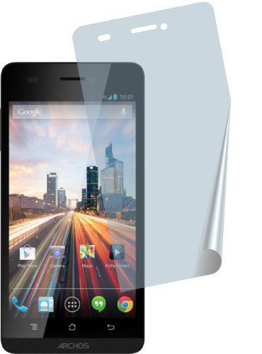 Preisvergleich Produktbild 2x Archos 50 Helium 4G ENTSPIEGELNDE PREMIUM Displayschutzfolie Bildschirmschutzfolie von 4ProTec - Nahezu blendfreie Antireflexfolie