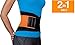 Produktbild Rückenstützgürtel für Männer und Frauen, 2-in-1, Rückenstütze + beheizter Gürtel bei Bedarf, Kompressionstherapie, 4 Größen, orange