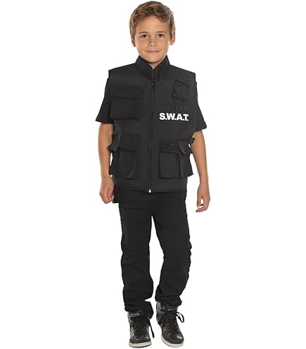 déguisement swat enfant - idéal pour fêtes et événements
