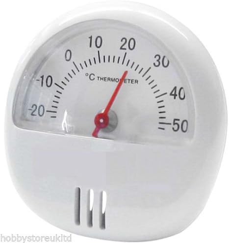 Mini Thermometer Magnetic Thermometer Fridge Portable Plastic Temperature with Stand