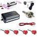 Produktbild Kit 4 Sensoren Einparkhilfe Auto Transporter Camper Rote LACKIERFÄHIG manuell in Italienisch mit Buzzer akustisches