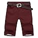 Produktbild Herren Shorts Hose Bermuda Xinantime Neue Sport Mode Kosen Sommer Laufen Fitness Atmungsaktiv Cargo Arbeit Kurze Hosen Männer Grün/Schwarz/Rot/Blau/Grün/Khaki S-XXXXXL (XL, Rot)