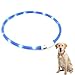 Produktbild AGM LED-Halsband für Hunde, wiederaufladbar, USB-Leuchthalsband für Hunde blau