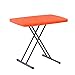 Produktbild Klapptisch YANFEI Plastikklappbarer Butler-Laptop-Schreibtisch-Höhe 66CM justierbar (Farbe : Orange)