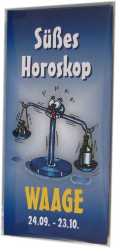 Preisvergleich Produktbild QUATSCHmanufaktur Schokolade für Sternzeichen WAAGE mit Grußkarte