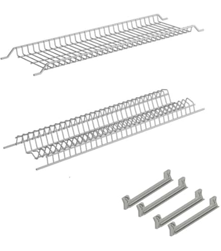 Vaschetta Raccogligocce In Acciaio Inox 54cm - Per Scolapiatti Incasso, Made In Italy, Pieghevole - Foto 7