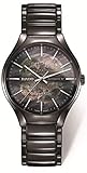 Rado True Herren-Armbanduhr 40.1mm Armband Keramik Schwarz Automatik R27100912