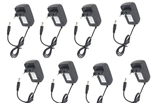 Alimentatori alimentatore stabilizzato trasformatore 220V telecamere 12V 2A 8PZ