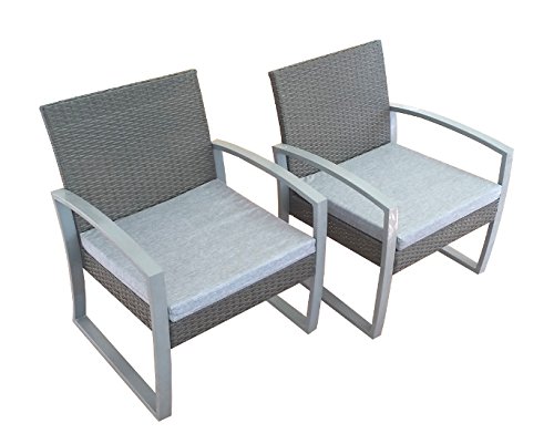 Poly-Rattan Gartenmöbel Gartengarnitur Balkonmöbel-Set GM4PR Trend