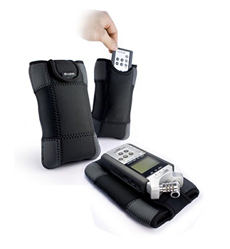 E-Volve e-glove neopreno funda & bolsillo para telemando para Zoom H4n