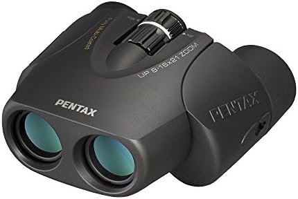 PentaxPixel Bino Up 8 – 16 x 21 Black Porro Pram – Binoculars 10 x 111 mm; 21 mm; 111 mm; 309 g)