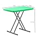 Produktbild Laptopständer DD Verstellbare Höhe Klappbock Tisch Für Picknick/Garten/Strand/Camping/Parties | Max. Belastung 200 Kg | Coated Steel + Extrastärke Durable Kunststoff -Werkbank (Farbe : Green76*50cm)