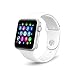 Produktbild Ehootech Bluetooth-SmartWatch-Armbanduhr 1,54 Zoll Full HD IPS-Display unterstützt SIM-Karte/TF-Karte für Apple iPhone 5S/6/6S und Android weiß