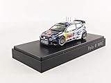 polo wrc 1/43 Color: azul. Volkswagen Coche Modelo Mikkelsen/Floene a Escala 1: 43 6° C1099300 °C, Polo R WRC
