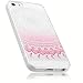 Produktbild mumbi Schutzhülle iPhone SE 5 5s Hülle im Mandala Design transparent rosa