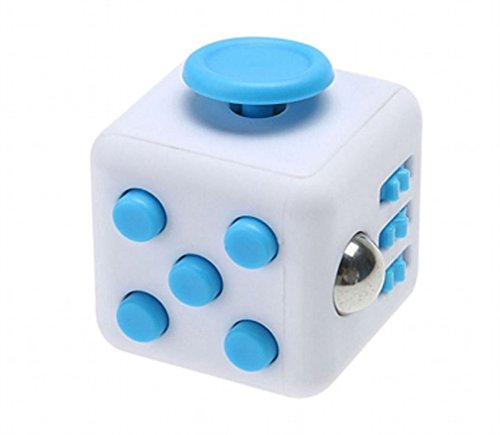 MINI Fidget Cube Blue. Relieves Stress And Anxiety for Children and Adults MINI Fidget Cube Blue. Relieves Stress And Anxiety for Children and Adults