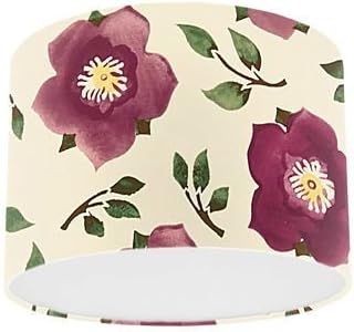 Emma Bridgewater Prints by Sanderson Plum / Green Hellebore China Drum Ceiling Light Shade