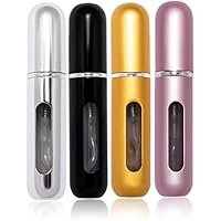 Spirtan - Atomizador de Perfume (5ml, 4pcs) - Rociador de Bomba Frasco Portátil para Viaje