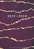 2019 - 2020: Wochenplaner März 2019 bis Dezember 2020 | Kalender 1 Woche auf 1 Seite | DIN A5 Format Terminkalender Planer | Soft Cover Purpur by 