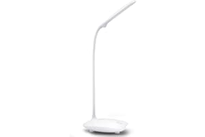 SIN&MI Desk Lamp Eye Protection LED Lamp Flexible Bedside Table Desk Lamp LED Reading Desk Light White