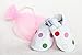 Soft leather baby shoes white with multi-coloured spots