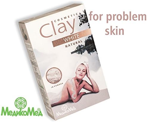MedikoMED COSMETIC WHITE CLAY 100g. (face, body and hair MASK) THE BEST price on Amazon!!