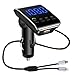 Produktbild lutu Bluetooth FM Transmitter für Auto, Radio-Adapter Wireless-Car Kit mit Ladekabel, unterstützt TF Card Slot USB Flash Drive und Freisprechen – 2018 Aktualisiert