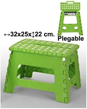 Camacho Green folding footstool 32x25x22