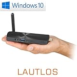 Mini PC - CSL PC on a Stick 4K / Win 10 - Silent HDMI-Stick mit Intel QuadCore CPU 1920MHz, 32GB SSD, 4GB RAM, Intel HD Graphics, WLAN, USB, HDMI, microSD, Bluetooth, Windows 10 Home