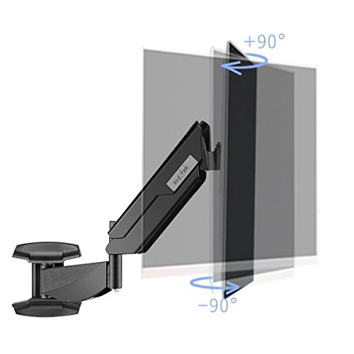 Suptek Gas Spring Arm TV Monitor Halterung Wandhalterung für 26 “ bis 50 „bis 21KG (46lbs) LCD LED Plasma Flachbildschirm TV mit VESA 400/200/100 / 75mm WM4021B Z2 - 5