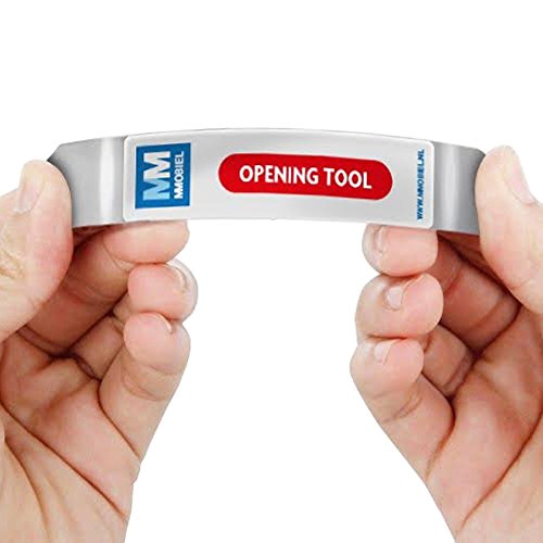 MMOBIEL Kit di apertura per la riparazione professionale 23 in 1 incl. Cinturino da polso per smartphone, computer, dispositivi elettronici e altre riparazione di dispositivi multimediali