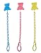 CHIC*MALL 1 Baby Infant Dummy Pacifier Soother Chain Clip Holder Toddler Cartoon Pattern