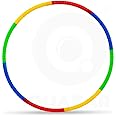 Quasar Classic Hula Hoop Consists of Inter-Lockable, Medium Size Also Use Sport Playing Outdoor Indoor Children Adult, Teenagers Best Fitness Tools Hoops for Weight Loss/Abdominal Shaper (Medium)