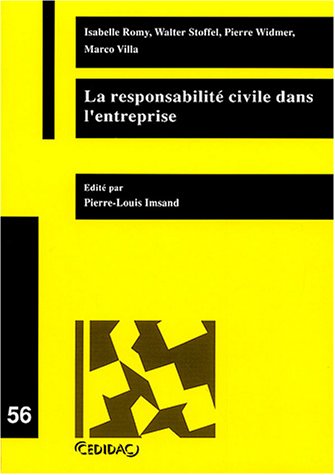 Preisvergleich Produktbild La Responsabilité civile dans l'entreprise, tome 56