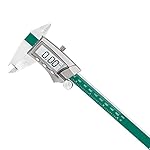 Heful 150mm Digitaler Messschieber Digital Schieblehre mit großem Display und rundem Tiefenmaß Messschieber Englisch- H2380