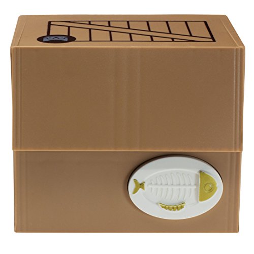 getDigital 10973 Katzenspardose Katze in Der Box Geschenk für Katzenliebhaber, Plastik, Beige, 15 x 12 x 12 cm - 4