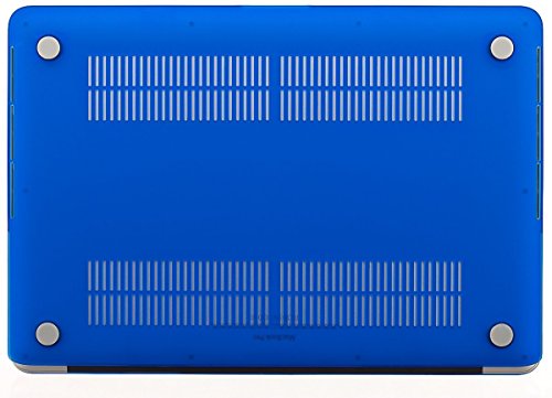 Matt Notebookhülle / schützen Koffer für MacBook Pro 15,4 Zoll mit Retina-Display (Modell A1398 ohne DVD-Player) – Dunkelblau (Mit einem kostenlosen europäischen Version transparenten Tastaturschutz Haut) - 4