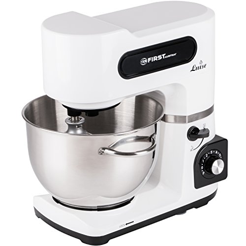 1500W Knetmaschine mit 6 L Edelstahl-Rührschüssel | Planetenrührwerk | Edelstahl-Schneebesen | spülmaschinenfeste Aufsätze | angenehmes Betriebsgeräusch | Rührmaschine | Teigmaschine | Küchenmaschine - 2