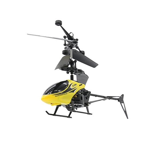 Preisvergleich Produktbild IGEMY Mini Rc Hubschrauber RC 810 2CH Radio Fernbedienung Flugzeug (Gelb)