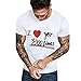 Produktbild Luckycat Avengers 4 I Love You Three Thousand Times Herren T-Shirt Kurzarmshirt Oversize Longshirt Basic O-Neck Kurzarm Shirt Top Basic Shirt Crew Neck Sweatshirt Sweater Tank Top Tankshirt T-Shirt