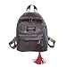 Produktbild TUDUZ Damenmode Tasche Große Kapazität Computer Tasche Student Rucksack Umhängetasche Schultaschen-Sets(Grau)