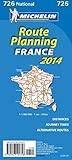 Image de Carte Grands Itinéraires France 2014 Michelin