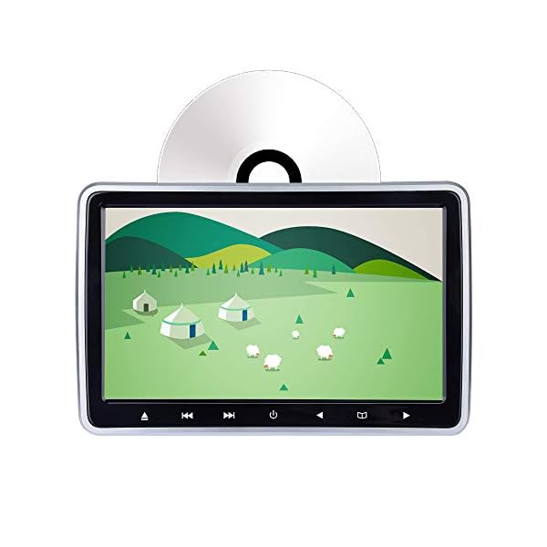 DVD-Player mit Steckplatz für die Kopfstütze - 10,1-Zoll-LCD-Monitor - HDMI-Eingang - Synchronisierungsbildschirm