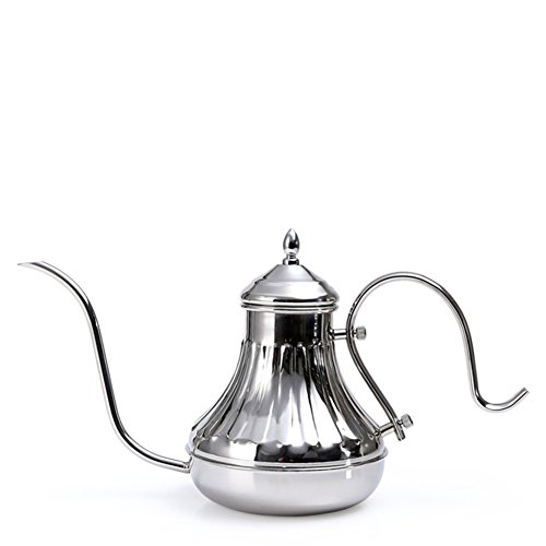 spécifications acier inoxydable Style européen Petit pot Argenté café pot-B