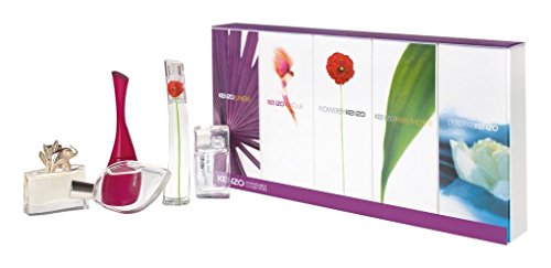 Kenzo Miniature Coffret: Amour, Flower, Jungle, LEau Par Kenzo, Parfum DEte 5pcs