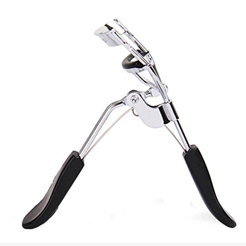 Wimpernzange, Wimpernformer 2PCS Make-up-Precision Eyelash Curler aus Edelstahl mit dickem Silikonpad für wunderbar geschwungene Wimpern, Kunststoff verpackt Griffigkeit Spannfeder Wimpernzange - 3