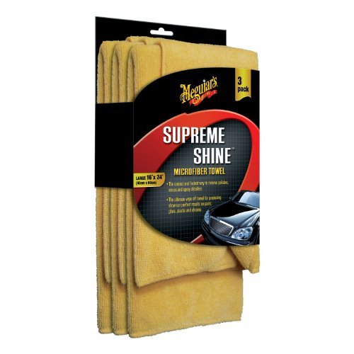 Auto Car Parts Online Meguiar's X2020 Supreme Shine Microfibra Towels (Pack de 3) Size: Pack of 3