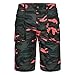 Produktbild Sommerhosen Strandhosen MäNner Shorts Xjp Herren Tarnung Multi Pocket Badehose Farbblock Mode GroßE GrößEn Neu Stil Badehose Schwimmhose Strandhosen Freizeitshorts (XXXL, Orange)