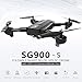 Produktbild LasVogos SG900-S 2,4G RC Drone Faltbare Selfie Smart GPS FPV Quadcopter mit 720 P HD Kamera Höhe Halten Halten Sie Mir Einen Schlüssel Zurück (Farbe: Schwarz)