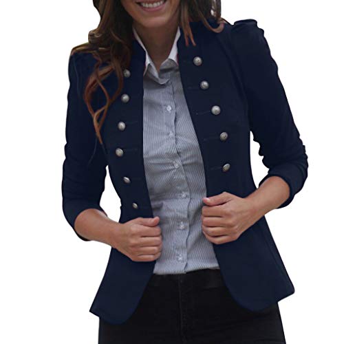 MXJEEIO Chaqueta De Traje Mujer Primavera Otoño Invierno Cálido...